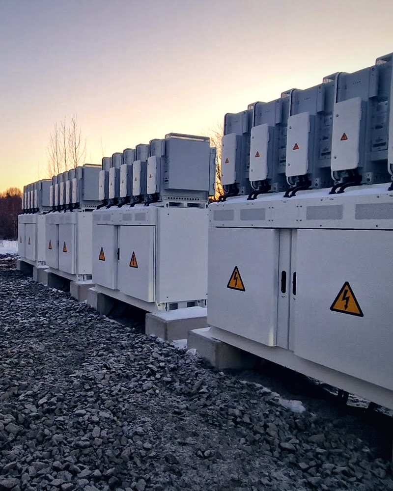 Site Sköldinge — energy storage in operation